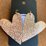 Gold Dotted XL Hearts